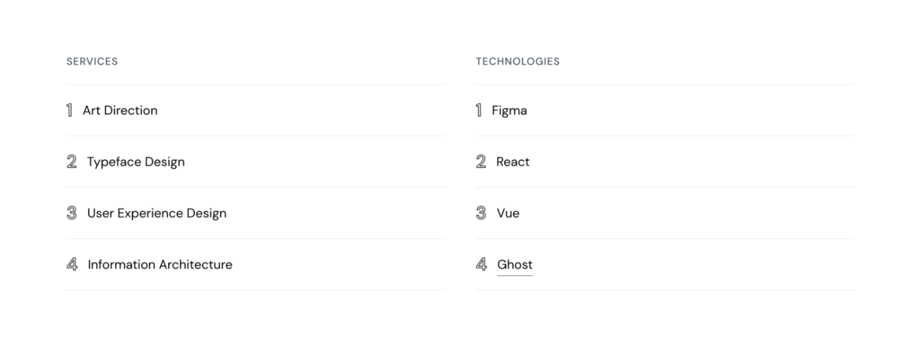 Beirut Ghost Theme Homepage Services