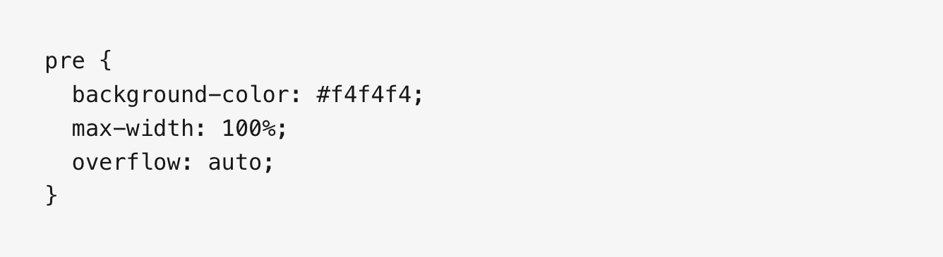 Syntax highlighting example