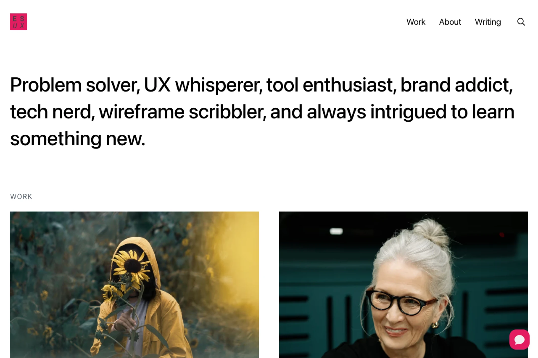 Screenshot of Erik Scholz — Ghost theme website
