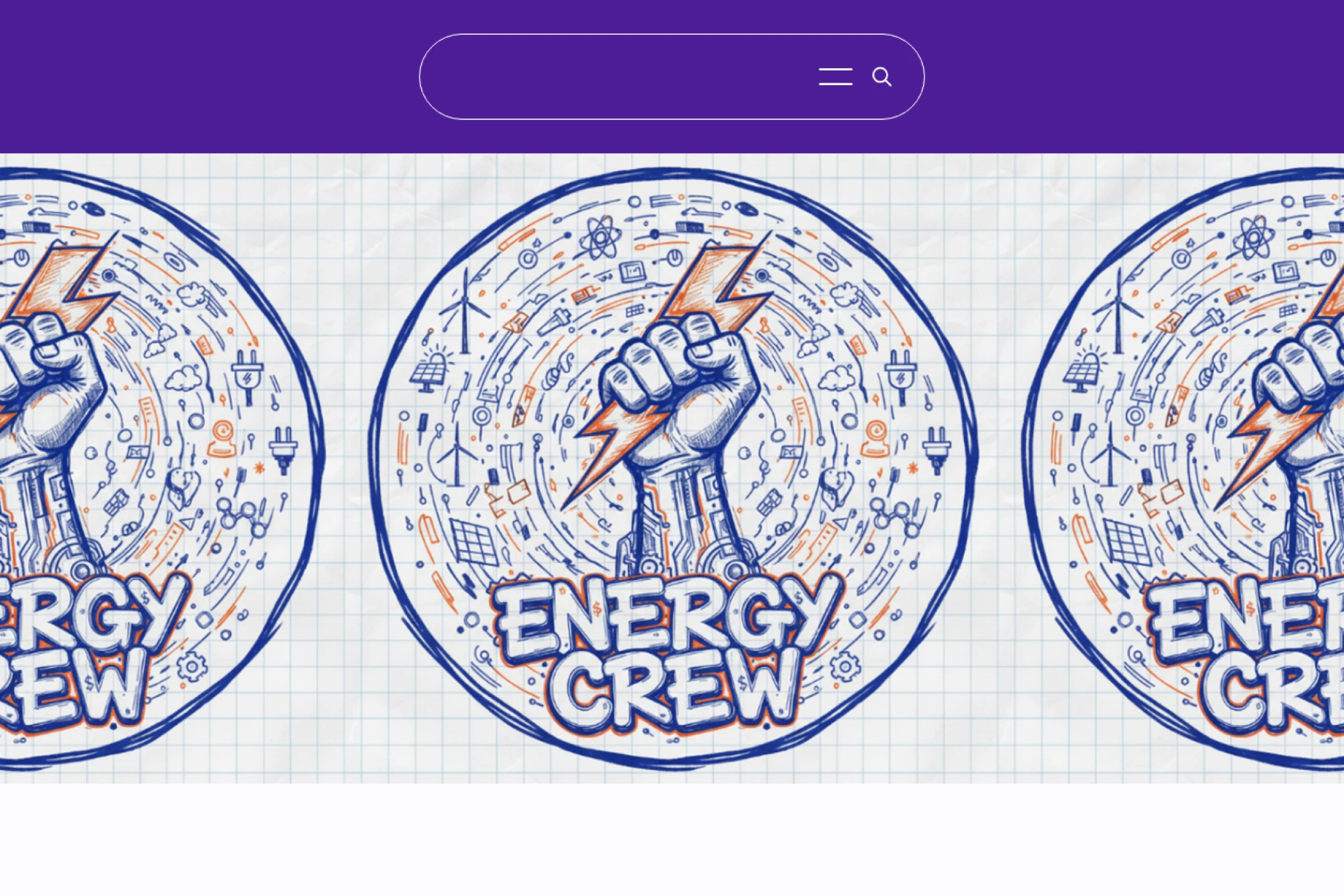 Screenshot of Energy Crew HQ — Ghost theme website