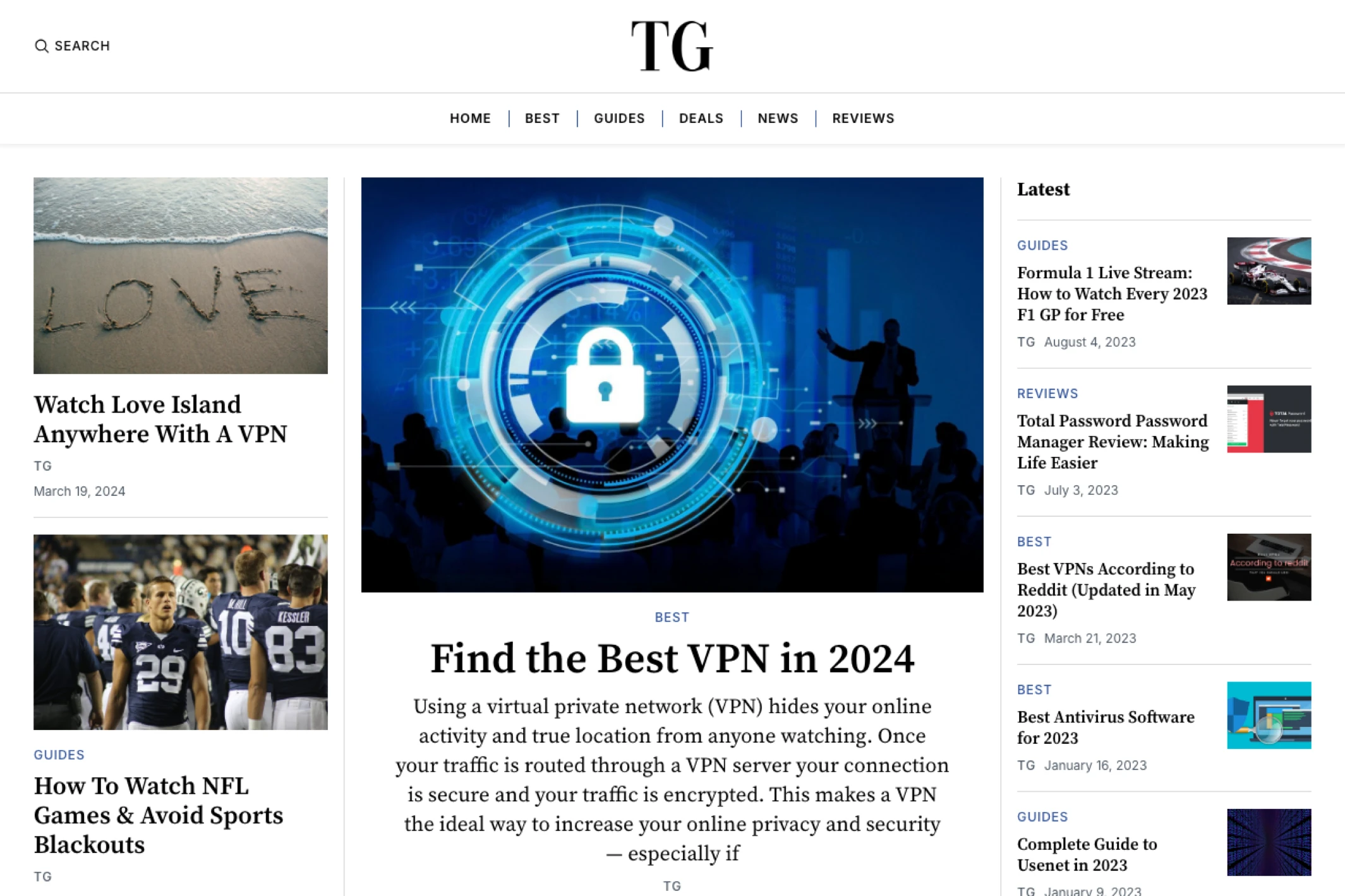 Screenshot of TechGisto — Ghost theme website