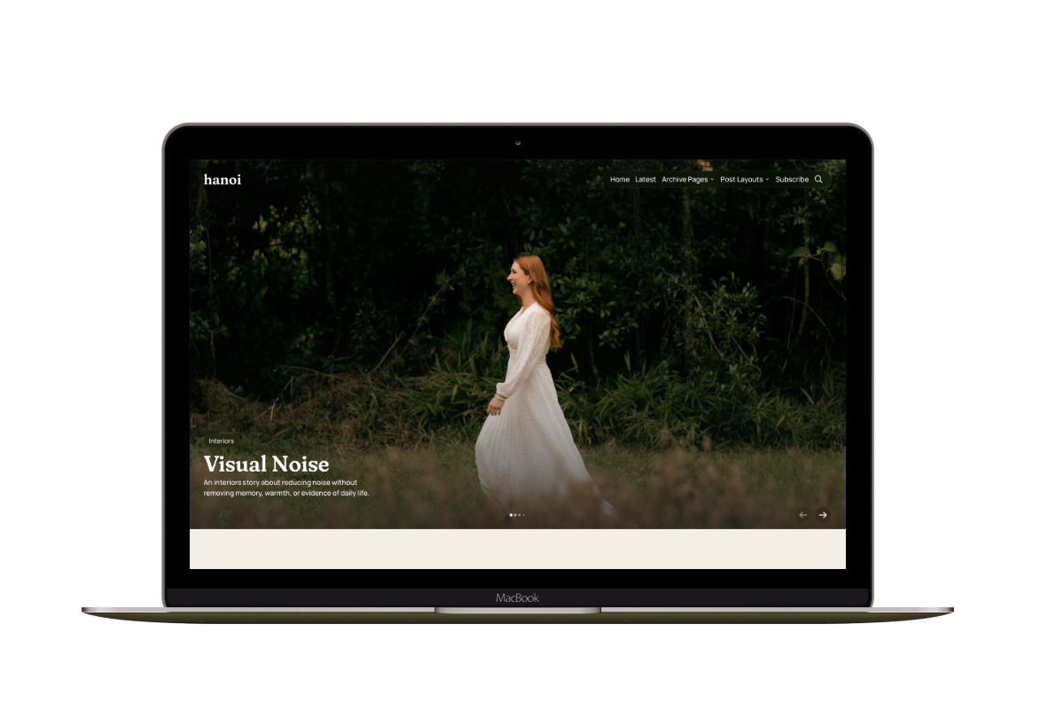 Hanoi Ghost Theme for Visual Magazines