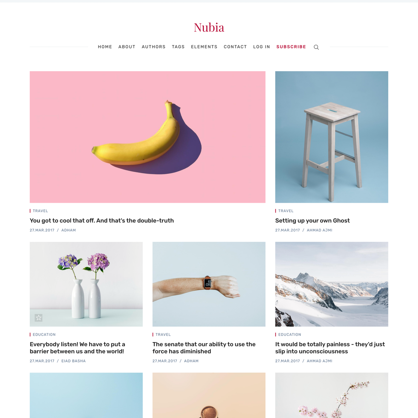 Nubia Ghost theme preview