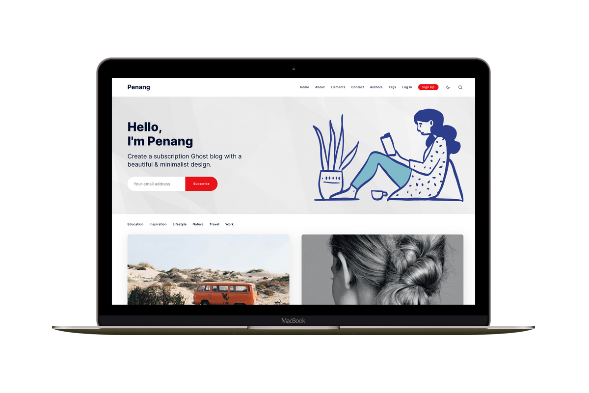 Penang Ghost Theme for Membership Publications