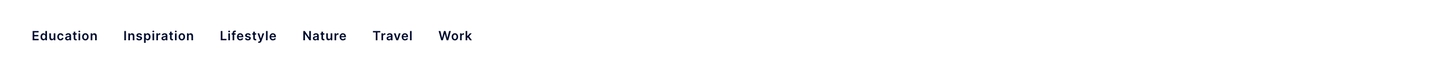 Penang Ghost theme horizontal tags menu
